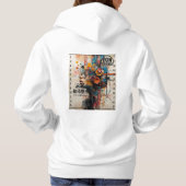 NEON ROSE パーカ (裏面)