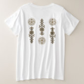 NEON ROSE プラスサイズTシャツ (デザイン裏面)