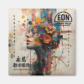 NEON ROSE マグネット (正面)