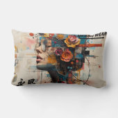 Neon Rose ランバークッション (裏面)