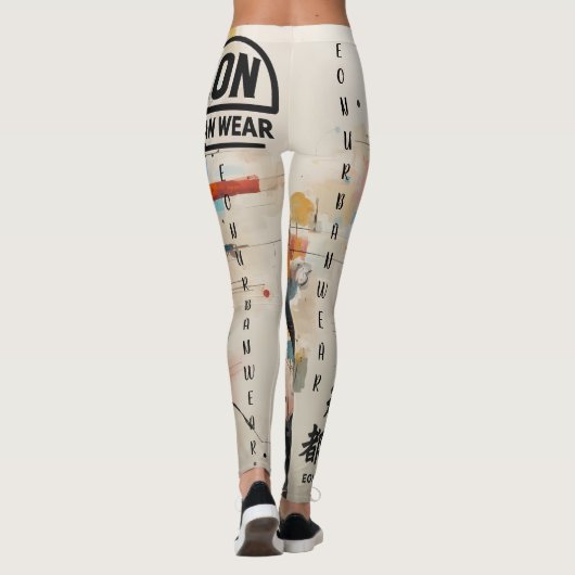 NEON ROSE レギンス (裏面)