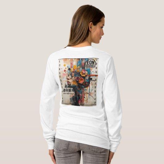 NEON ROSE Tシャツ (裏面フル)