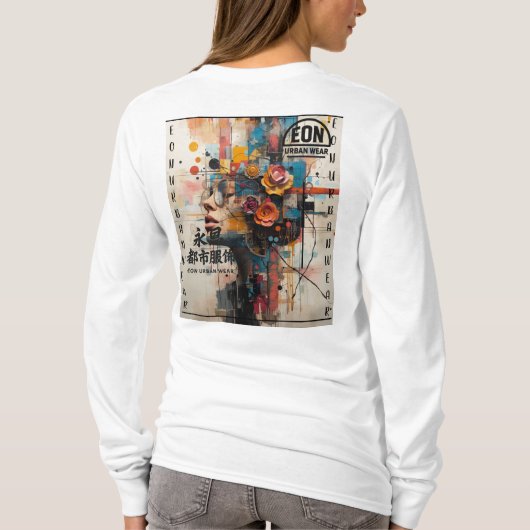 NEON ROSE Tシャツ (裏面)