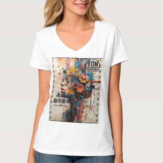 NEON ROSE Tシャツ (正面)