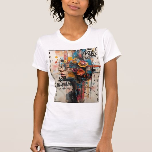 NEON ROSE Tシャツ (正面)