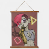 Neon rush 吊り下げ型タペストリー (正面)