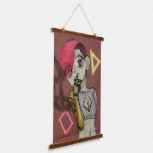 Neon rush 吊り下げ型タペストリー (傾斜あり)