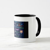 Neon Science Equations Coffee Mug | Physics Math S マグカップ (正面右)