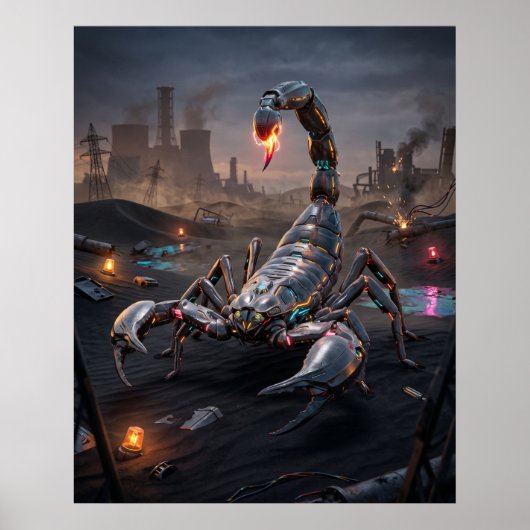 Neon Scorpion Reactor Sands ポスター (正面)