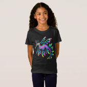 Neon Sea Dragon – Surreal Ocean Art Tシャツ (正面フル)