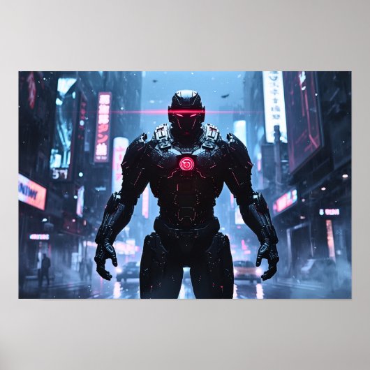 Neon Sentinel: Guardian of the Electric City ポスター (正面)