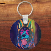 Neon Shepard Keychain キーホルダー (正面)