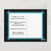 Neon Sign On Brickを今採用 ポストカード (裏面)