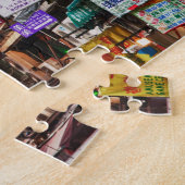 Neon signs in the streets of Hong Kong ジグソーパズル (側面)