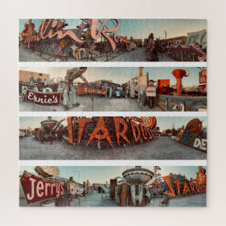 Neon Signs Las Vegas Square Puzzle ジグソーパズル