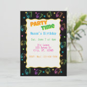 Neon Six Seven Birthday 招待状 (スタンド正面)