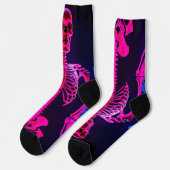 Neon Skeleton Socks ソックス (左)