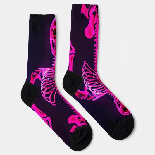 Neon Skeleton Socks ソックス (右)