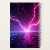 Neon Skull Spiral Notebook ノートブック (裏面)