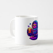 Neon Sloth � Don�t Hurry Essential T-Shirt コーヒーマグカップ (正面左)