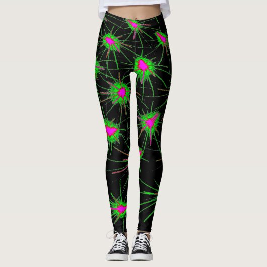 Neon Splash Leggings レギンス (正面)
