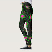 Neon Splash Leggings レギンス (左)