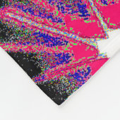 Neon Starburst Blanket フリースブランケット (角)