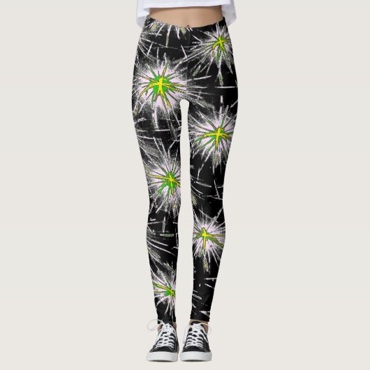 Neon Starburst Leggings レギンス (正面)