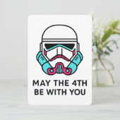 Neon Stormtrooper May the 4th Be With You Poster 招待状 (スタンド正面)