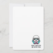 Neon Stormtrooper May the 4th Be With You Poster 招待状 (裏面)
