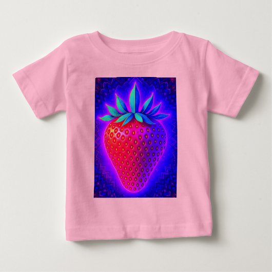 NEON STRAWBERRY ベビーTシャツ (正面)