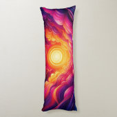 Neon Sunset  ボディピロー (裏面 (縦))