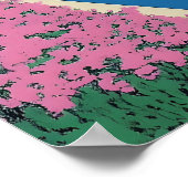 Neon Sunset Miami Art Print 80s Retro Summer ポスター (角)