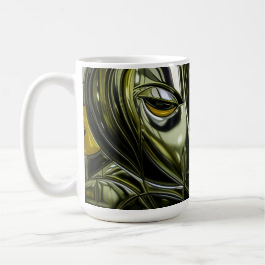 Neon Swirl Mug コーヒーマグカップ (左)