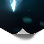 Neon Swordfish Velocity Current ポスター (角)