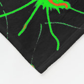 Neon Synapse Grid Fleece Blanket フリースブランケット (角)