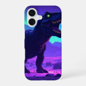 Neon T-Rex iPhone 16ケース (裏面)