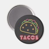 Neon Tacos Symbol マグネット (正面/裏面)