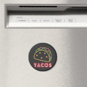 Neon Tacos Symbol マグネット (インサイチュ (食洗機))