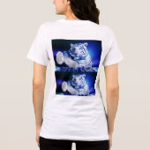 Neon Tiger DJ T-Shirt – EDM Festival Graphic Tee  トライブレンドＴシャツ (裏面)