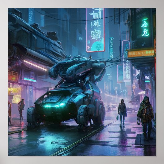 Neon Tokyo Nights （サイバーエディション） ポスター (正面)