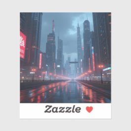 Neon Tomorrow - Square Vinyl  シール