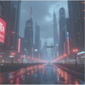 Neon Tomorrow - Square Vinyl  シール (正面)