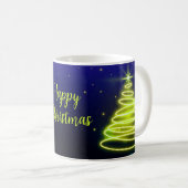 Neon Tree Happy Christmas Tree Mug コーヒーマグカップ (正面右)