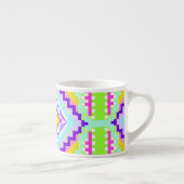Neon Tribal Dreams Kaleidoscope エスプレッソカップ (右)
