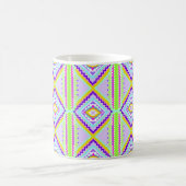 Neon Tribal Dreams Kaleidoscope コーヒーマグカップ (中央)