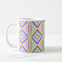 Neon Tribal Dreams Kaleidoscope コーヒーマグカップ