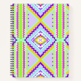 Neon Tribal Dreams Kaleidoscope ノートブック