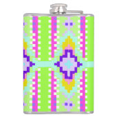 Neon Tribal Dreams Kaleidoscope フラスク (裏面)