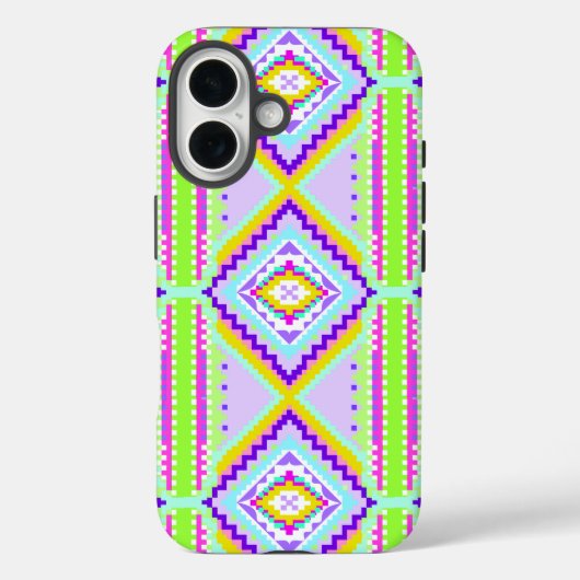 Neon Tribal Dreams Kaleidoscope Case-Mate iPhoneケース (裏面)